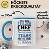Chef Geschenk Lustig Tasse für Chef vom Team Ich Bin Produktbild-Vorschau 3