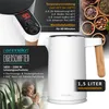 Arendo Frühstücks-Set Edelstahl, Wasserkocher mit Produktbild-Vorschau 2