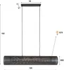 Hoyz-Kollektion – Hängelampe 5L Tube Mesh – Artic Black Produktbild-Vorschau 4