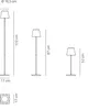 Zafferano Lampada a led Poldina Pro L Grigio Scuro Anteprima dell’immagine prodotto 4