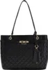 Guess Jeans cabas Idra Noel noir matelassé 4G, doré Voir les images du produit 4