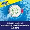 A marketing image for laundry detergent, showing a globe icon and text about low-temperature effectiveness. Náhľad obrázku produktu