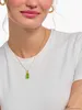Thomas Sabo KE2209-414-6-L45V Vergoldete Kette mit grünem Produktbild-Vorschau 4