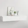 vidaXL Nástenná polica so zásuvkou Biela 60x23,5x10 cm MDF Náhľad obrázku produktu 2
