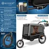KESSER® Hundeanhänger Boxer 3-in-1 Hundebuggy & Jogger Produktbild-Vorschau 2