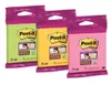 Bloc autocollant 3M Post-it Super Sticky, 76x76 mm, mélange Voir les images du produit 1
