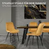ML-Design Esszimmerstühle 2er Set, Senfgelb, Sitzfläche aus Produktbild-Vorschau 5