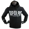 Super Pro Hoody S.P. Logo Schwarz/Weiß-2XL Produktbild-Vorschau 2
