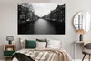 MuchoWow® Poster Amsterdamer Gracht - Schwarz und weiß Produktbild-Vorschau 4