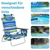 COSTWAY 2 Strandstühle und Tisch Set mit verstellbarer Produktbild-Vorschau 7