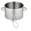 A stainless steel pot with a spigot and tubing attached. Produktbild-Vorschau