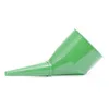 A green plastic funnel is shown against a white background. Podgląd zdjęcia produktu