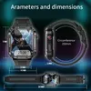 1.85'inch Robuste Smartwatch ip68 Wasserdicht Bluetooth Produktbild-Vorschau 5