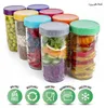 16er-Pack farbige Einmachglasdeckel aus Kunststoff für Produktbild-Vorschau 3