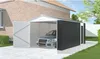 Garage in metallo "Houston" 15,36 mq - Antracite Anteprima dell’immagine prodotto 2