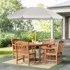 Sekey Sonnenschirm 180 cm Rund Balkonschirm Strandschirm Produktbild-Vorschau 7
