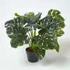 HOMESCAPES Monstera umělá rostlina v květináči - 60 cm Náhled obrázku produktu 1