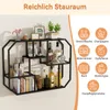 Étagère murale LED Puluomis avec mode musique 85 x 63 cm, Voir les images du produit 4