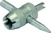 A close-up studio shot of a metal valve threading tool. Anteprima dell’immagine prodotto