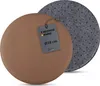 Bestlivings Stuhlkissen braun ⌀ 38 cm Kunstleder mit Produktbild-Vorschau 2