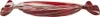 Clayre & Eef Décoration Coupe 23x11x4 cm Verre rouge Voir les images du produit 2