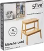 Taboret, stołek 2-stopniowy, bambusowy, pomocnik, drabinka Podgląd zdjęcia produktu 7