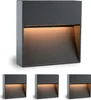 SSC-LUXon 4 Stück LED Design Wandleuchte KEILA anthrazit - Produktbild-Vorschau 1