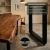 Baumkantentisch Cali 260 x 100 cm, Akazienholz massiv Produktbild-Vorschau 5