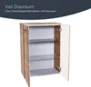 FACKELMANN Doppel-Midischrank MILANO / Badschrank mit Produktbild-Vorschau 5