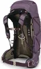 A purple trekking backpack shown from the back. Produktbild-Vorschau