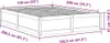 vidaXL Massivholzbett ohne Matratze Wachsbraun 150x200 cm Produktbild-Vorschau 7