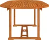 vidaXL Table de jardin 200x100x75 cm en bois massif Voir les images du produit 11