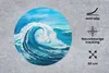 MuchoWow® Mauspad Mousepad Golf - Meer - Aquarell 30x30 cm Produktbild-Vorschau 2