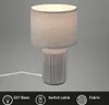 Stolní lampa Briloner Ino, látkové stínidlo, kabelový Náhled obrázku produktu 12