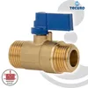 tecuro MINI Kugelhahn beidseitig Außengewinde G 1/2 Zoll Produktbild-Vorschau 3