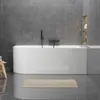 Corciano Vorwandbadewanne Pula Rechts 160x75 cm Weiß | Produktbild-Vorschau 3