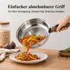 Set di 3 padelle in acciaio inossidabile – Manico Anteprima dell’immagine prodotto 11