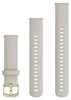 Garmin vervangende siliconen band, 18 mm, beige/lichtgoud, Productafbeelding-voorbeeld 3