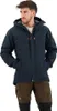 A man wearing a blue jacket and brown pants, standing against a white background. Produktbild-Vorschau
