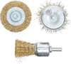 KRAFTMANN 50903 Drahtbürstensatz für Bohrmaschinen, 3-tlg. Produktbild-Vorschau 3