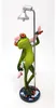Deko-Figur Frosch in Dusche hellgrün 23cm glänzend Produktbild-Vorschau 7