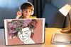 MuchoWow® Laptop Aufkleber Sticker Cover Porträt - Frau - Produktbild-Vorschau 3