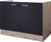 Spülenunterschrank ohne Arbeitsplatte - 100 cm breit - Produktbild-Vorschau 1
