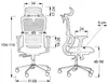 Drehbarer ergonomischer Bürostuhl TRENT, Chromgestell, Produktbild-Vorschau 5
