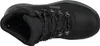 A top-down view of a black hiking boot. Produktbild-Vorschau