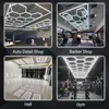 14er-Pack Hexagon LED Deckenleuchte mit Rahmen, 680W LED Produktbild-Vorschau 9