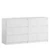 Komoda YUMEBLY z 6 szufladami | 140x75x40 cm | Duża komoda Podgląd zdjęcia produktu 1
