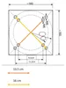 Sonnenschirm 3m x 4m, Aluminium; UV-Schutz; inkl. Produktbild-Vorschau 8