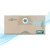 A diagram of a vacuum cleaner bag with dimensions and brand logo. Anteprima dell’immagine prodotto