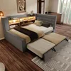 Divano letto Merax imbottito 90x200 con letto estraibile Anteprima dell’immagine prodotto 5